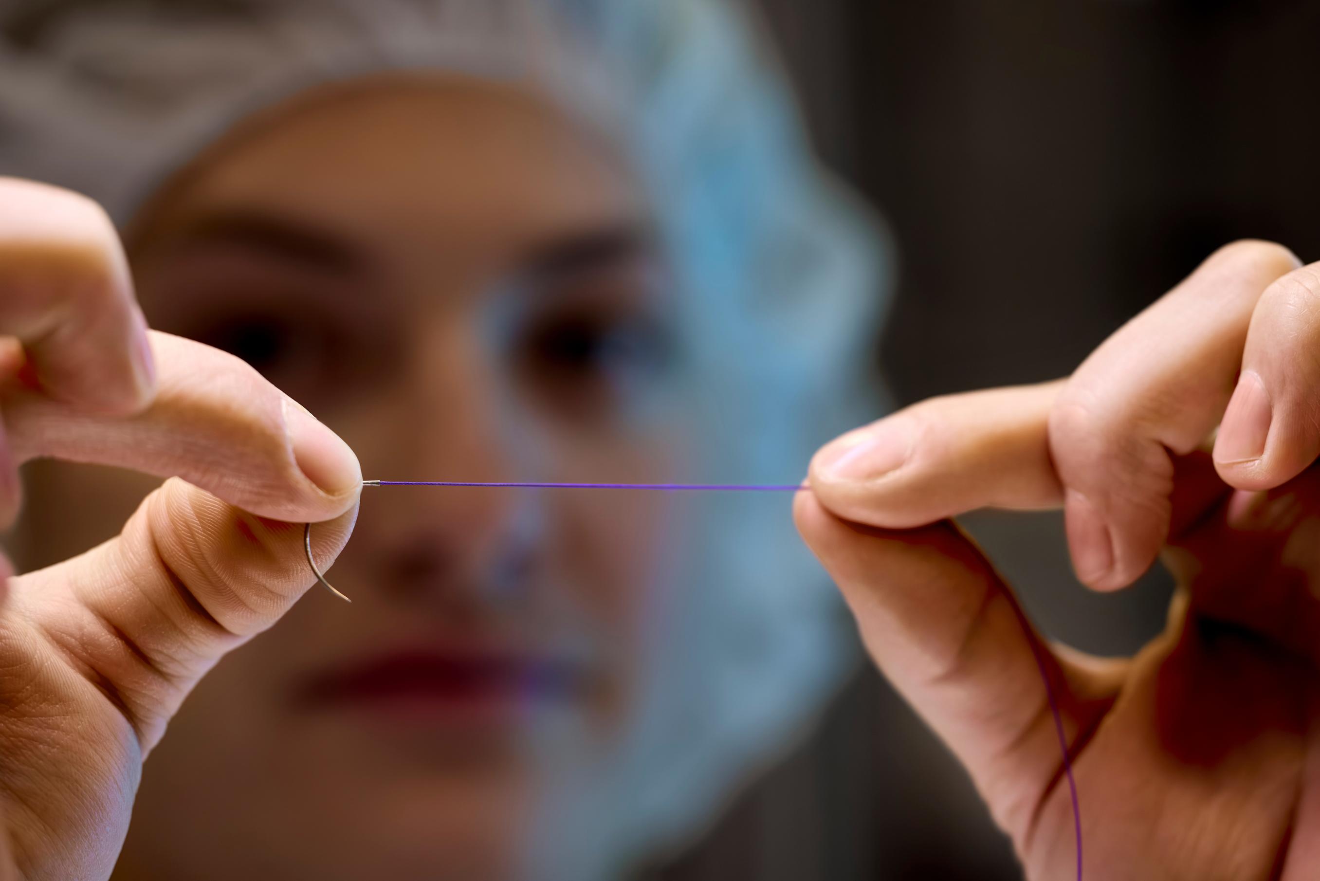 Male knees during sports